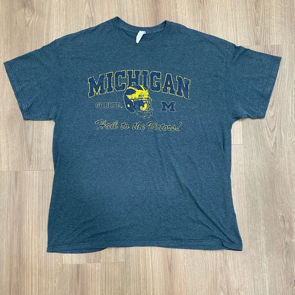 Michigan Wolverines Men's Blue T-Shirt